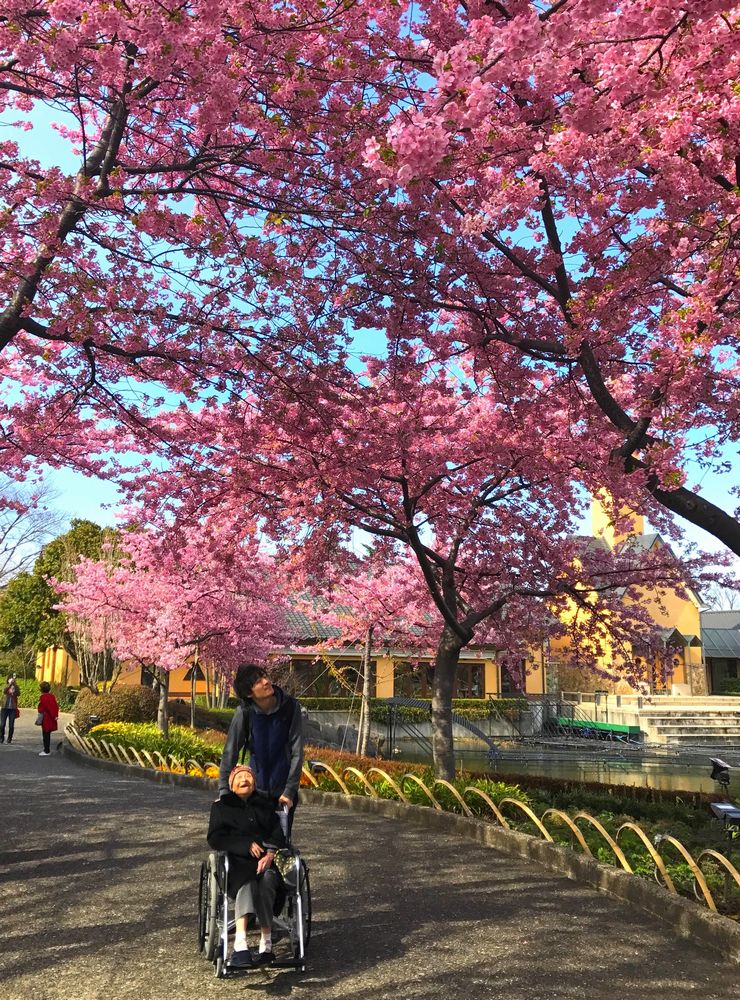 3月なばなの里での一コマ